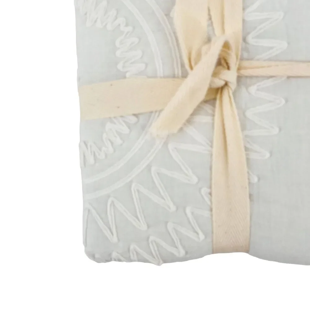 Southern Living Simplicity Tatum Medallion Stitch Pillow Sham Set Of 2 Standard